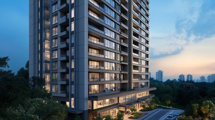 Puravankara Hennur Road 3, artist impression