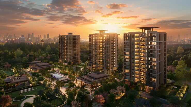 Puravankara Codename Song Of The Lake, Judicial Layout, Kanakapura Road, artist impression